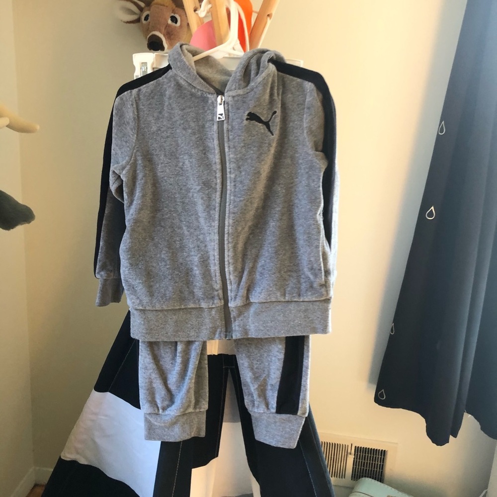 Velvet track suit